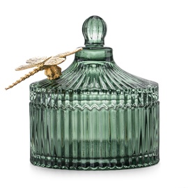 Декоративный сосуд AmeliaHome Jewelry Box Dragonfly, зеленый