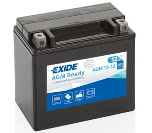 Аккумулятор Exide AGM12-12, 12 В, 12 Ач, 200 а