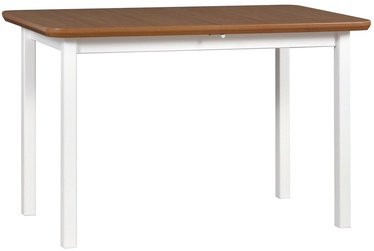 Söögilaud pikendatav MN Max 4, valge/tamm, 1200 - 1500 mm x 700 mm x 760 mm