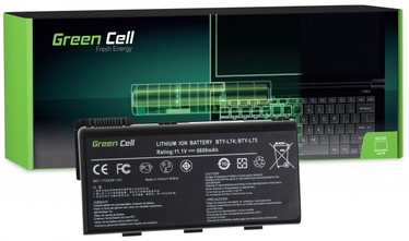 Klēpjdatoru akumulators Green Cell BTY-L74, 6.6 Ah, Li-Ion
