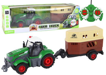 Žaislinis traktorius Lean Toys Farm Truck 16156, 41 cm, 1:24