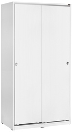 Skapis Kalune Design SWD-402-BB-2, balta, 94 cm x 52 cm x 182 cm