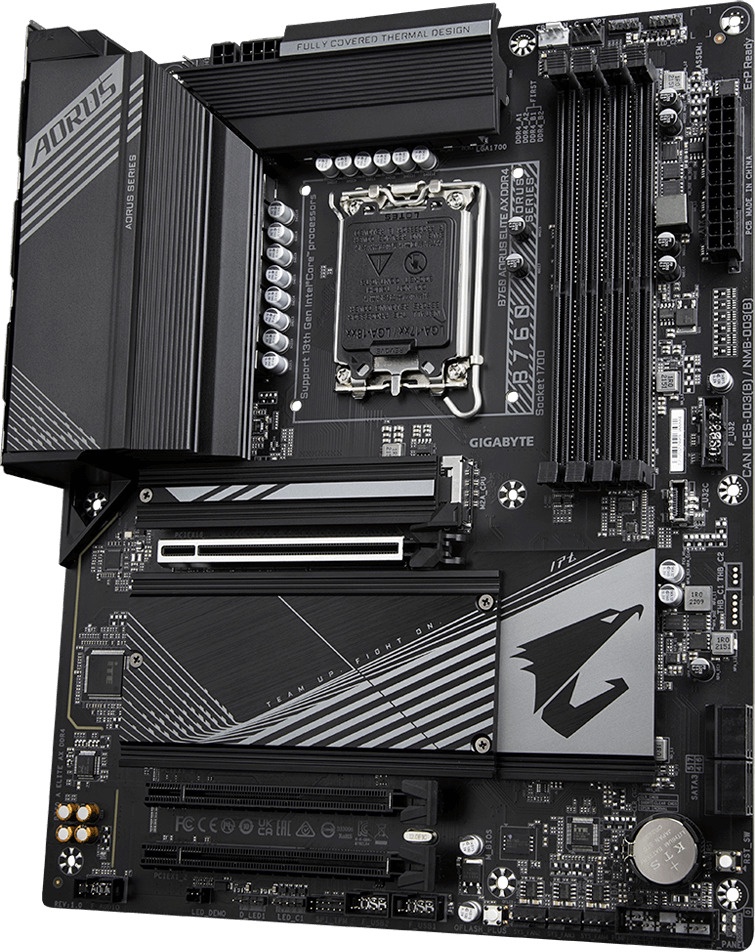 Mātesplate Gigabyte B760 AORUS ELITE AX DDR4