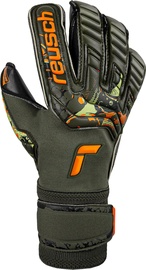 Vārtsarga cimdi Reusch 5372015, 8, melna/zaļa