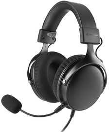 Mänguri kõrvaklapid kõrvapealsed Sharkoon Headset B2, must