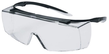 Apsauginiai akiniai Uvex Super f OTG 9130-305, skaidrūs/juoda, Universalus dydis