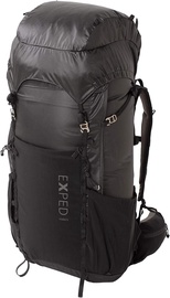 Tūristu mugursoma Exped Thunder Men, melna, 70 l