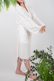 Halāts Foutastic Meltem 396RYH3120, balta/oranža, L/XL