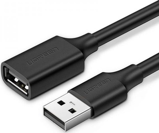 Laidas Ugreen UGR399BLK, USB female/USB male, 5 m, juoda