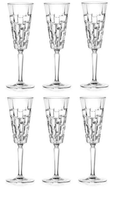 Šampuseklaaside komplekt RCR Etna 27437020006, kristall, 0.19 l, 6 tk