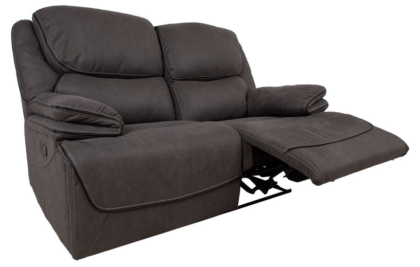 Dīvāns Gordy, pelēka, 93 x 163 cm x 106 cm