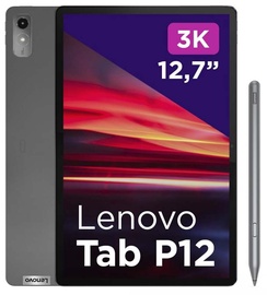 Planšetdators Lenovo Tab P12 ZACH0134PL, pelēka, 12.7", 8GB/128GB