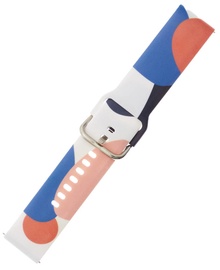 Ремешок Hurtel Moro Band Samsung Galaxy Watch 46mm, синий/белый/oранжевый/розовый