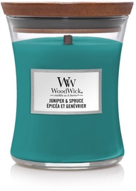 Свеча, ароматическая WoodWick Juniper & Spruce, 65 час, 275 г, 120 мм x 100 мм