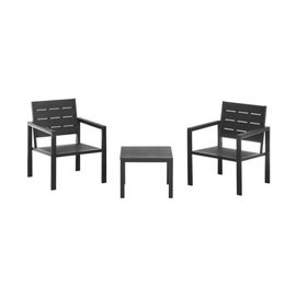 Комплект уличной мебели 4Living, черный, 2 места