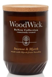 Свеча, ароматическая WoodWick Renew Incense & Myrrh, 60 час, 368 г, 130 мм x 88 мм