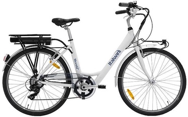 Elektriratas Italwin Nuvola Smart, universaalne, valge, 250 W, 26" (kahjustatud pakend)/02