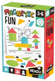 Intelektuāla rotaļlieta Headu Magnetic Fun, daudzkrāsaina