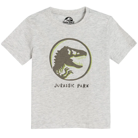 T krekls ar īsām piedurknēm, zēniem/mazuļiem Cool Club Jurassic World LCB2601358, gaiši pelēka, 104 cm