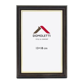 Фоторамка Domoletti 3134 SPLP1, 13 см x 18 см, коричневый/золотой