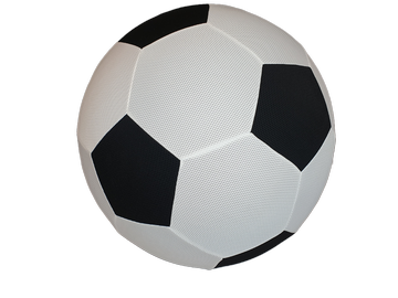 Гимнастический мяч Gerardo's Toys 61448, белый/черный, 85 см
