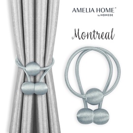 Скрепка AmeliaHome Montreal, серый, 30 мм, 2 шт.