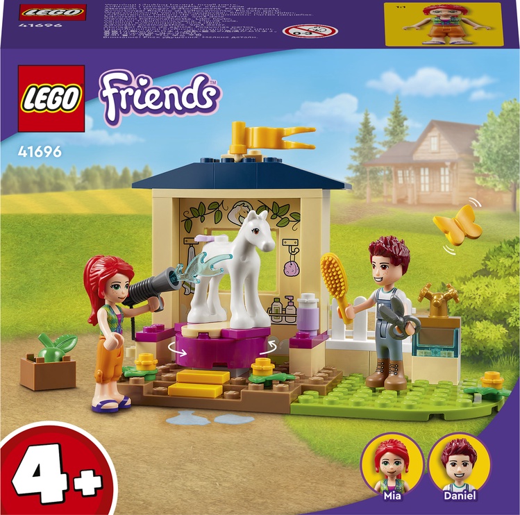 Konstruktors LEGO® Friends Poniju mazgāšanas staļļi 41696, 60 gab.