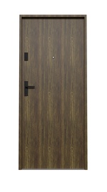 Uks siseruumid Classic, parempoolne, pruun, 206 x 100 x 5 cm