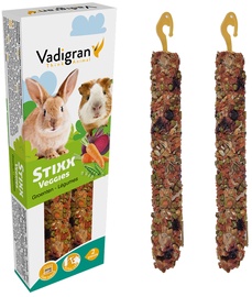 Barība grauzējiem Vadigran Stixx Veggies Rabbits & Guinea Pig, trušiem, 0.15 kg, 2 gab.
