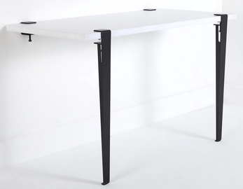 Galds Kalune Design Cuarius, balta/melna