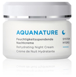 Veido kremas moterims Annemarie Borlind Aquanature Rehydrating Night Cream, 50 ml