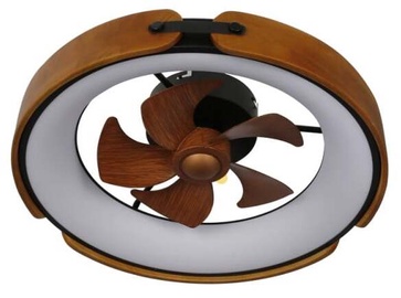Griestu ventilators ar lampu CristalRecord Tivoli 85-917-52-106, 50 W