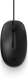 Kompiuterio pelė HP 125 usb / ps/2 laidas, juoda