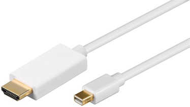 Кабель MicroConnect Mini DisplayPort, HDMI, 5 м, белый