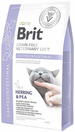 Kuiv kassitoit Brit Grain Free Veterinary Diets Gastrointestinal, lõhe/heeringas, 2 kg