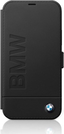 Чехол для телефона BMW BMFLBKP12SSLLBK, Apple iPhone 12 mini, черный