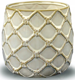 Puķu pods Ceramic Pot 996628, keramika, Ø 190 mm, bēša