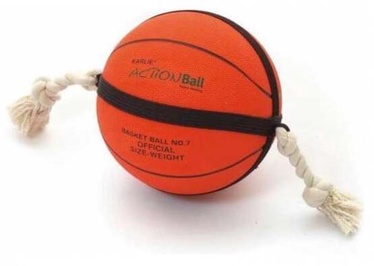 Игрушка для собаки Karlie Basketball 65258, 24 см, oранжевый