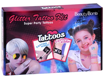 Набор для татуировок Beauty Bomb Glitter Tattoo, многоцветный