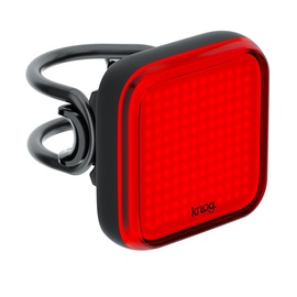 Velosipēdu lukturis Knog Blinder Square 9240382, plastmasa, melna/sarkankoka