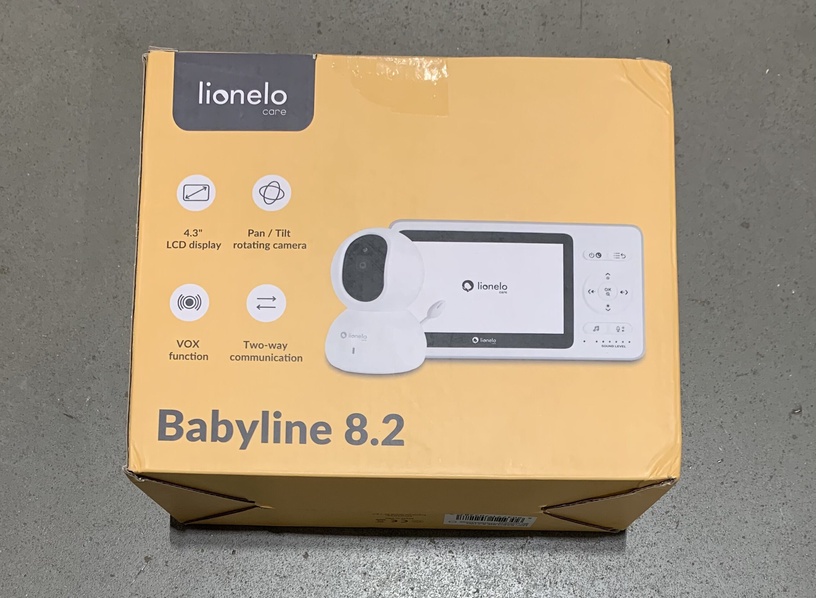 Мобильная няня Lionelo Babyline 8.2, белый, 4.3″ (поврежденная упаковка)/03
