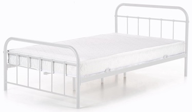Кровать Halmar Linda 120, 120 x 200 cm, белый, с решеткой