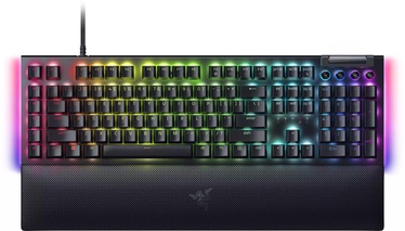 Klaviatūra Razer BlackWidow BlackWidow V4 Razer Green, Angļu (US), melna