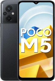 Mobiiltelefon Poco M5, must, 4GB/128GB
