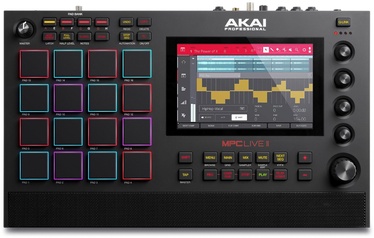 MIDI kлавиатура AKAI MPC Live II, черный