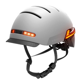 Skrituļslidotāja ķivere Livall BH51M Neo, 54-58 cm, pelēka