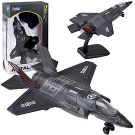 Rotaļu lidmašīna F-25, melna