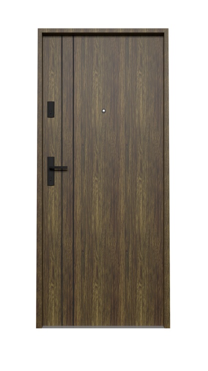 Наружная дверь квартиры Domoletti Classic, правосторонняя, коричневый, 206 x 89 x 5 см