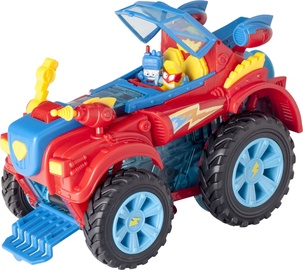 Transporta rotaļlietu komplekts SuperZings Hero Truck - Monster Roller PSZSP112IN20, daudzkrāsaina