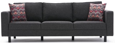 Dīvāns Hanah Home Kale Linen, antracīta, 222 x 91 cm x 83 cm